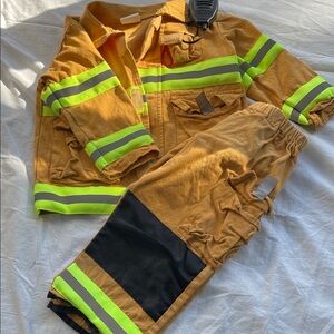 2T Kids Firefighter Costume with Reflective Stripes